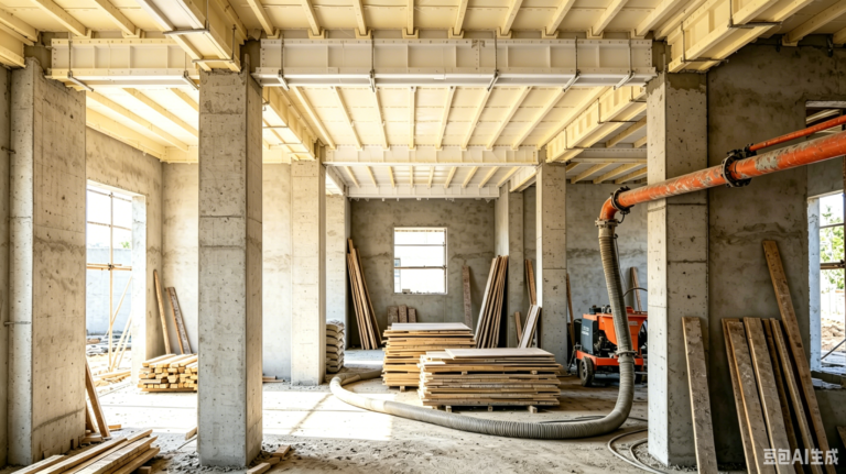 Design Plastic Concrete Formwork for a 300 Square Meters House
