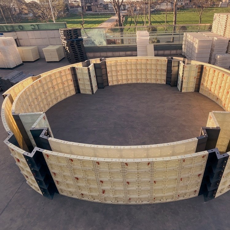 plastic pool formwork